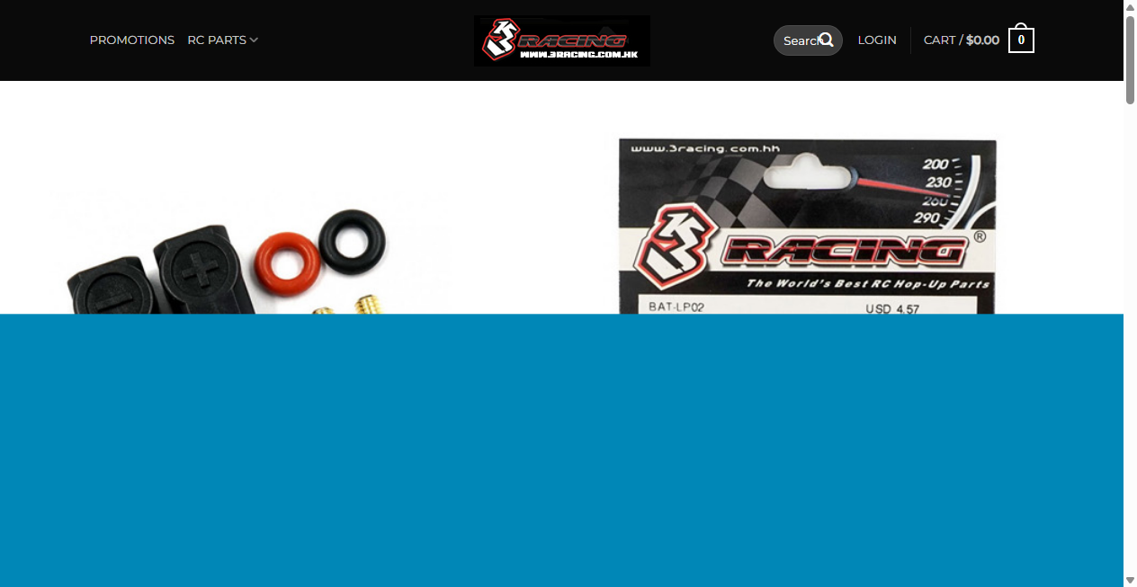 Screenshot von 3racingparts.com