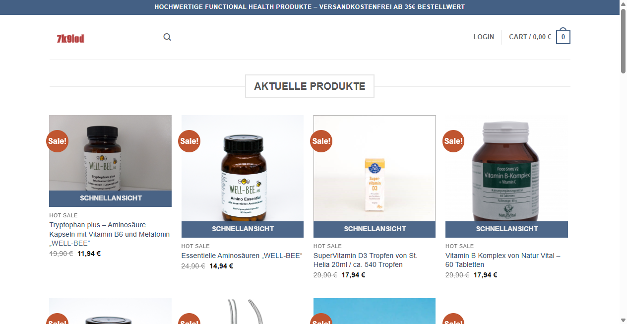 Fake Shop Warnung: 7k9lod.com (2026)