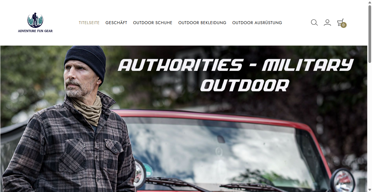 Bestätigte Warnung zu adventurefungear.com (2026)