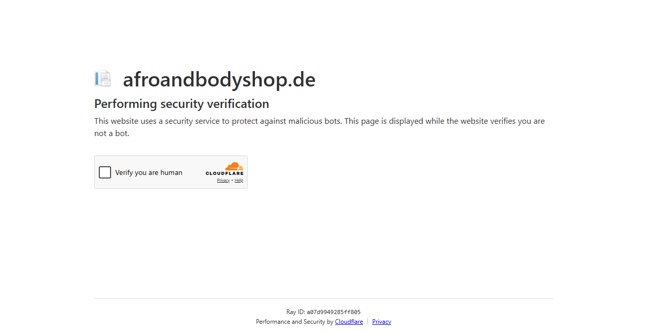 Screenshot von afroandbodyshop.de