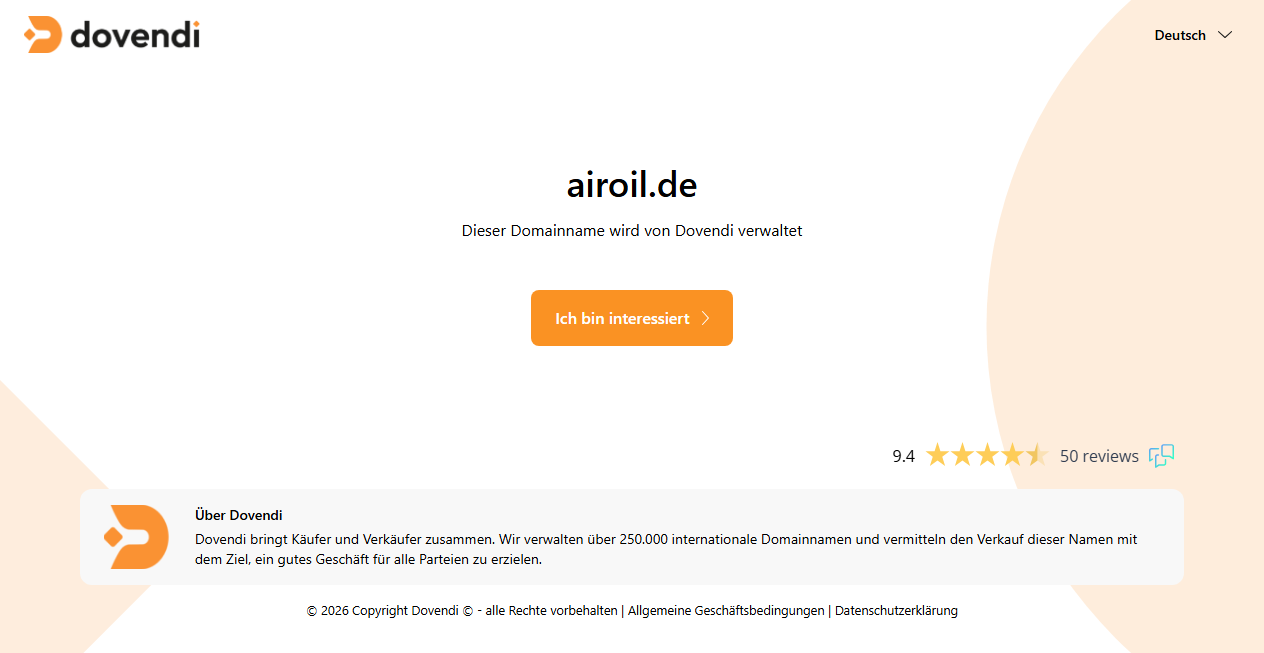 Screenshot von airoil.de