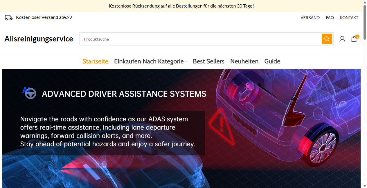 Screenshot von alisreinigungservice.de