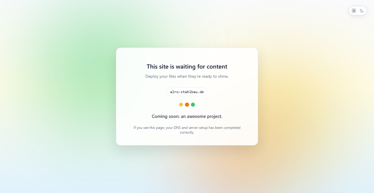 Screenshot von alro-stahlbau.de