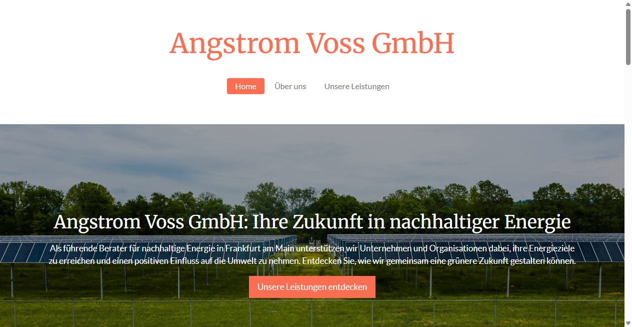 Screenshot von angstrom-vos.de