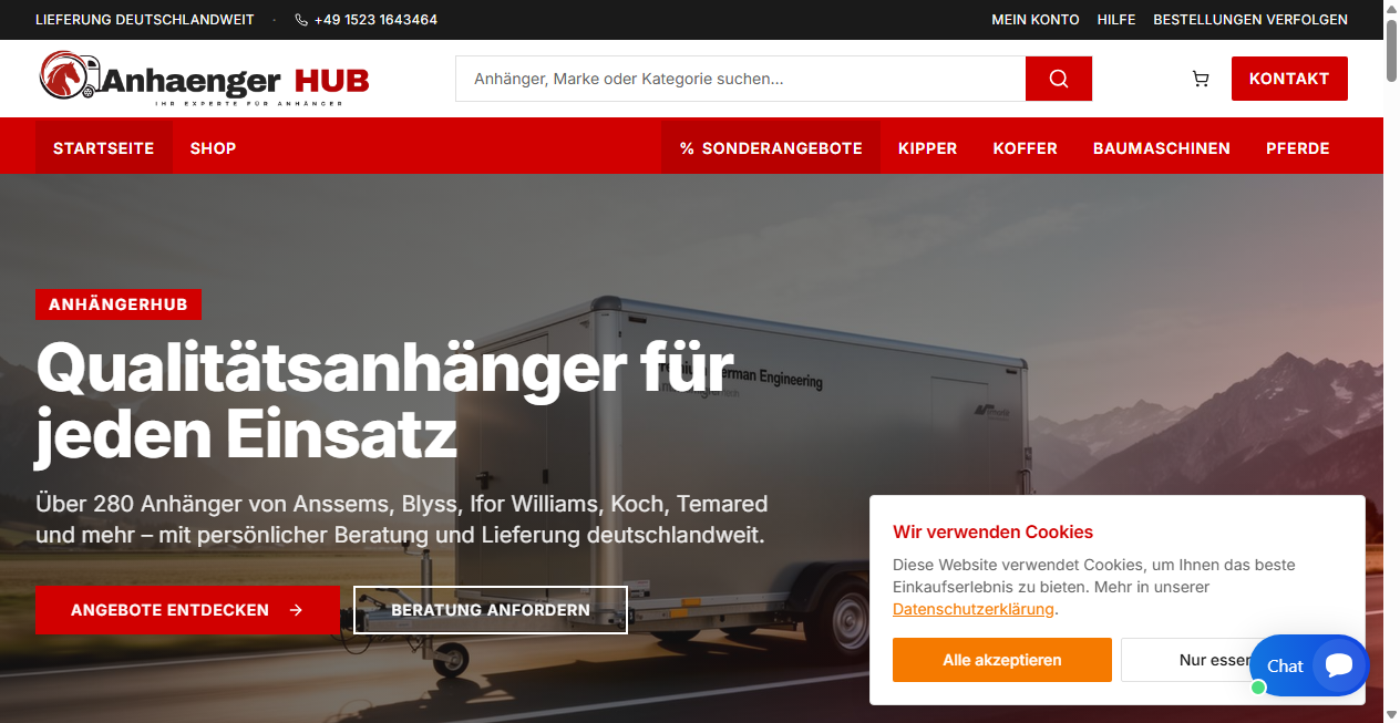 Bestätigte Warnung zu anhaengerhub.de (2026)