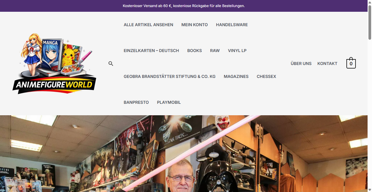 Screenshot von animefigureworld.com