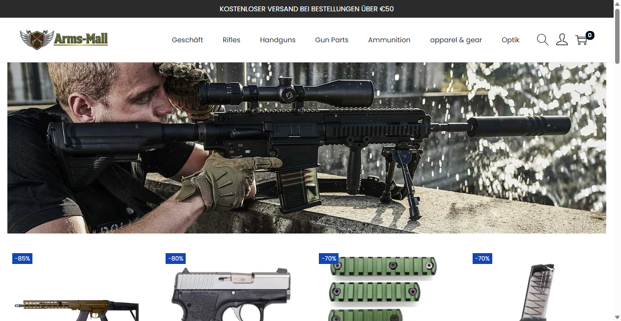 Fake Shop Warnung: arms-mall.com (2026)