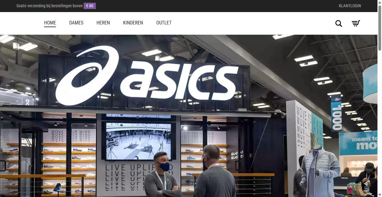 Bestätigte Warnung zu asicsoutletnl.com (2026)