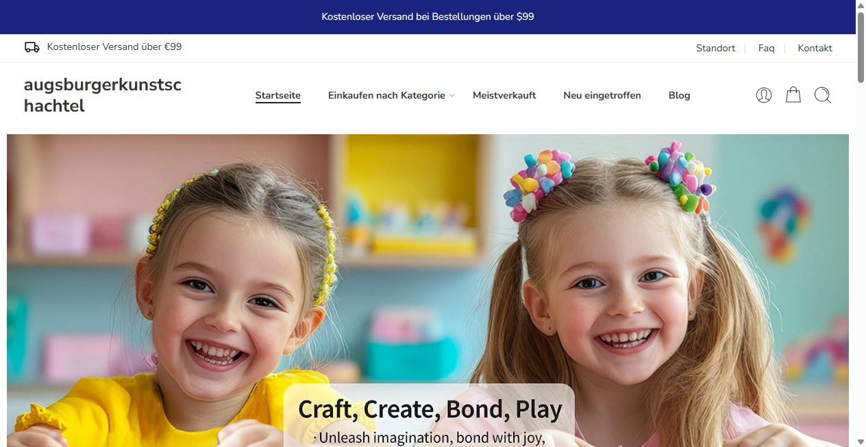 Screenshot von augsburgerkunstschachtel.de