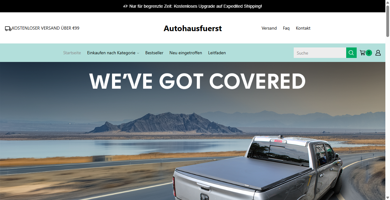 Screenshot von autohausfuerst.de