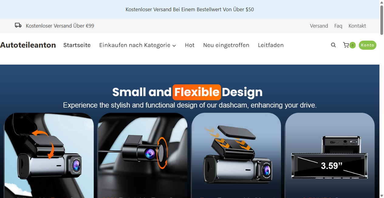 Screenshot von autoteileanton.de
