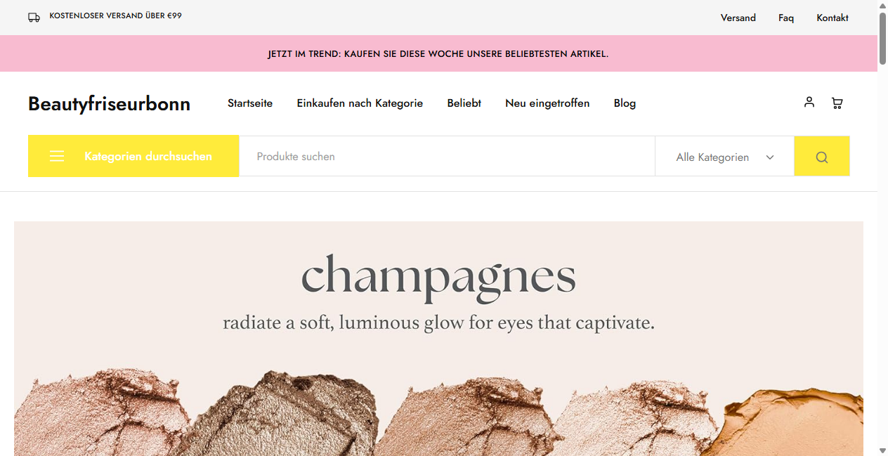 Screenshot von beautyfriseurbonn.de