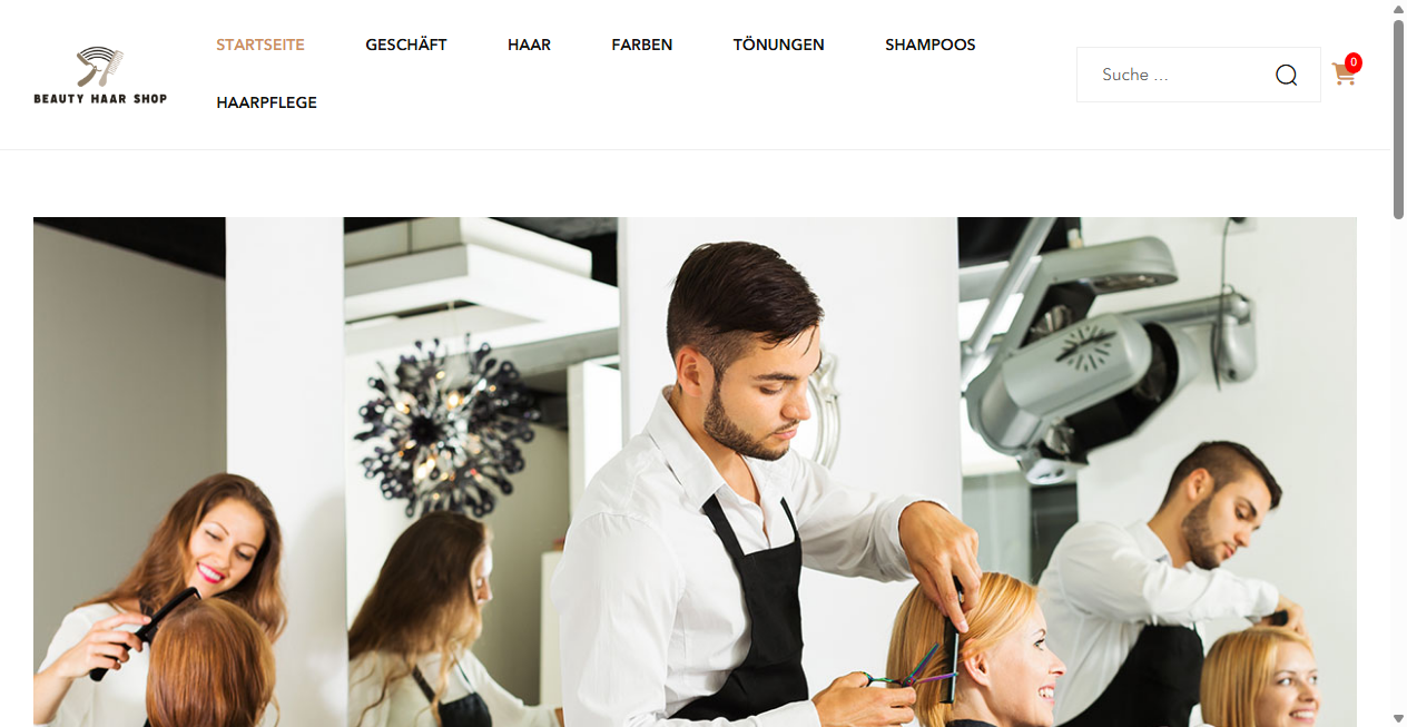 Screenshot von beautyhaarshop.com