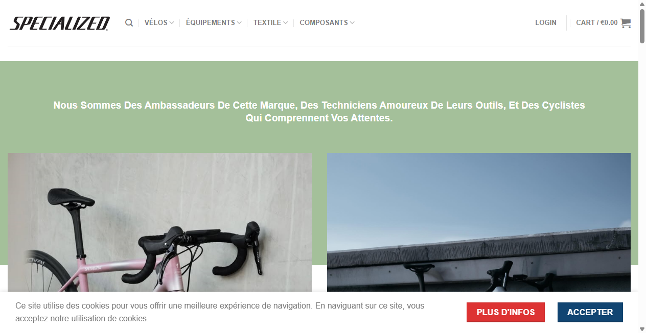 Screenshot von bikescompetitive.com