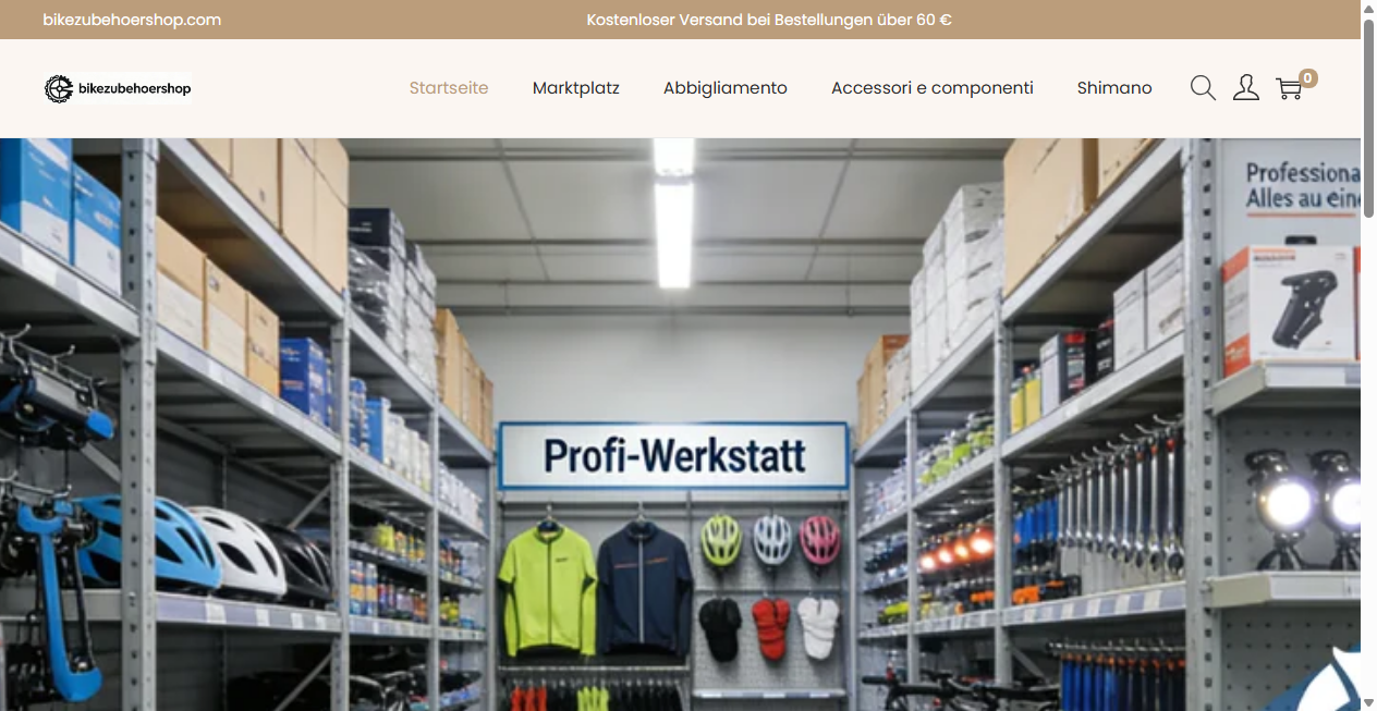 Fake Shop Warnung: bikezubehoershop.com (2026)
