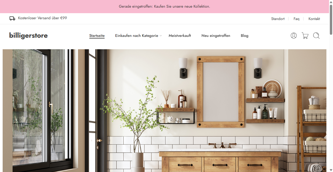 Bestätigte Warnung zu billigerstore.de (2026)