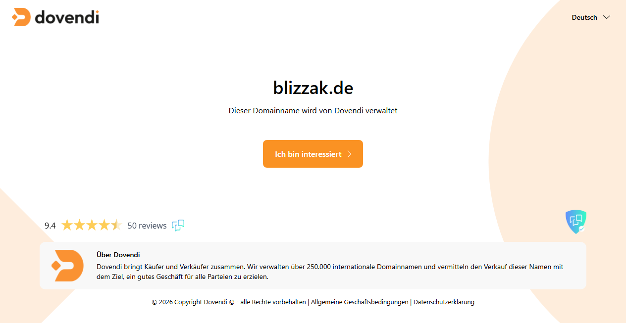 Fake Shop Warnung: blizzak.de (2026)