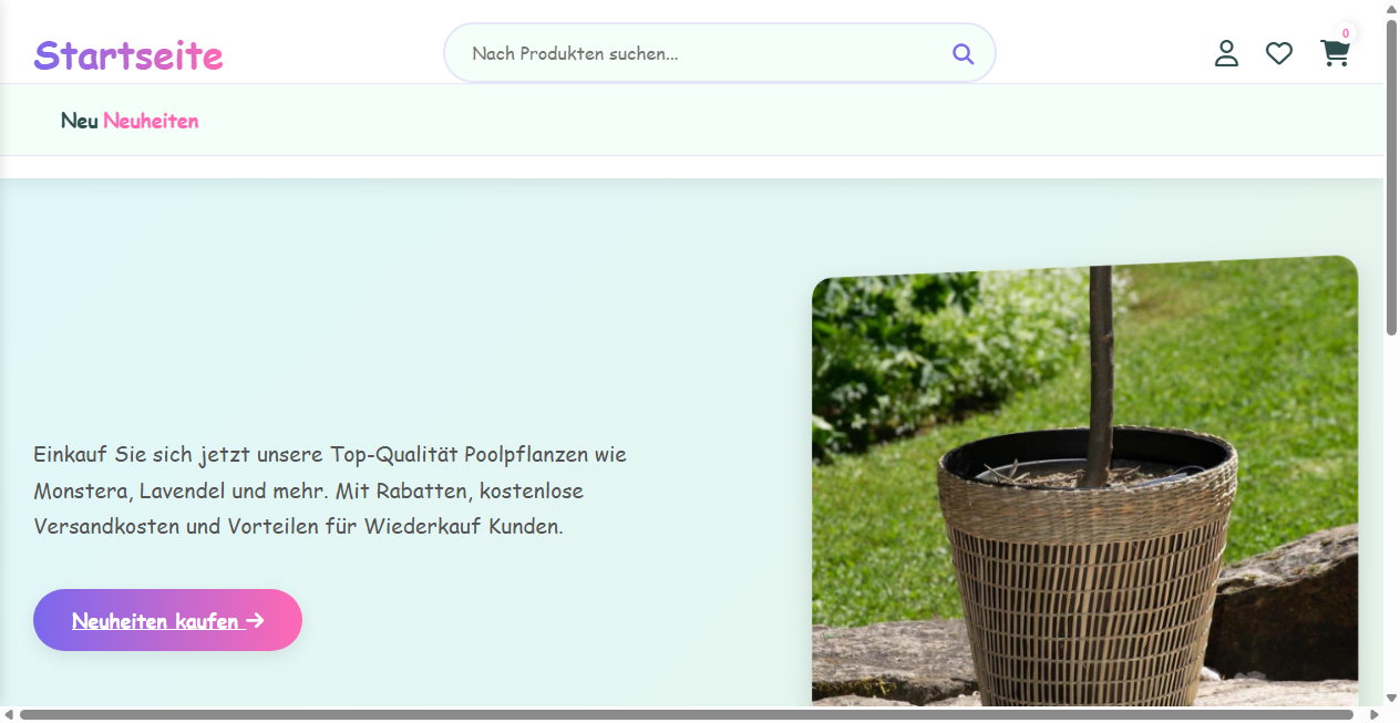 Screenshot von bloomiquestore.shop