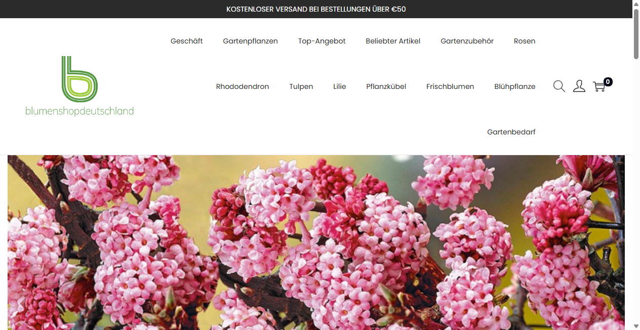 Fake Shop Warnung: blumenshopdeutschland.de (2026)