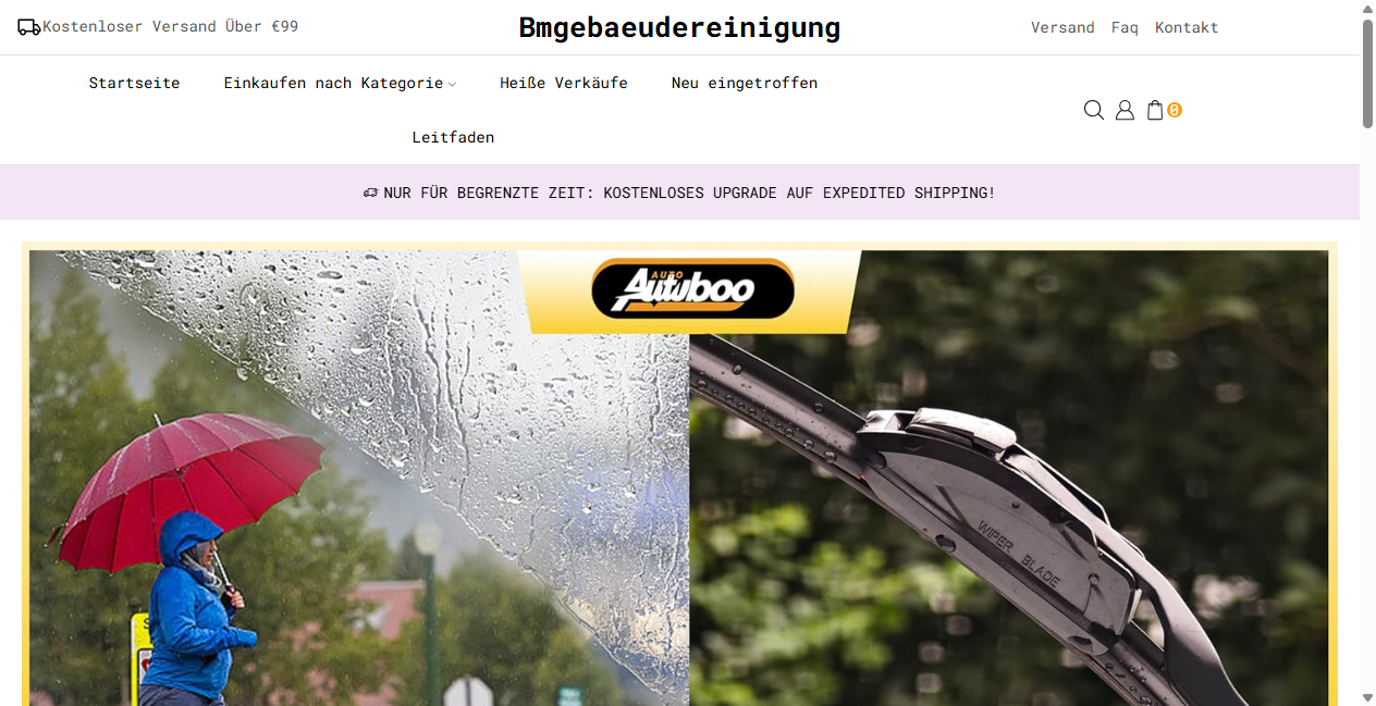 Screenshot von bmgebaeudereinigung.de