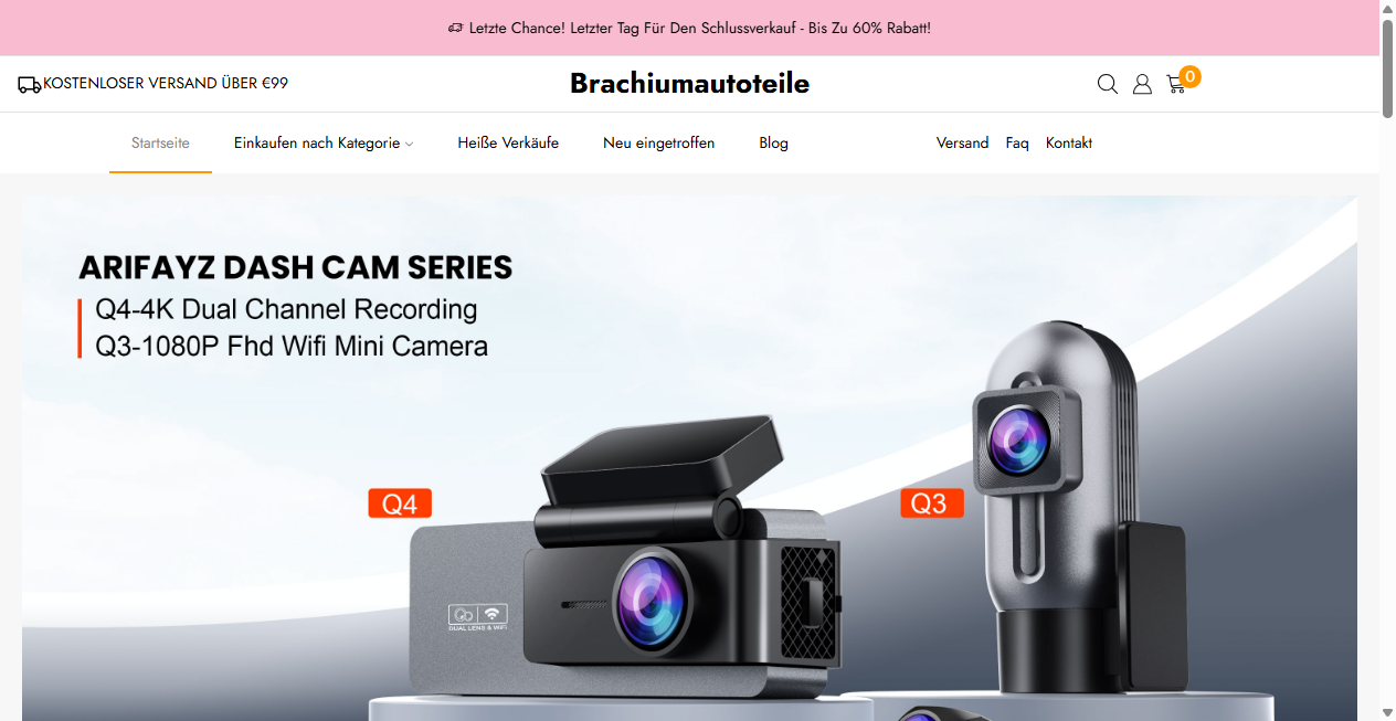 Screenshot von brachiumautoteile.de