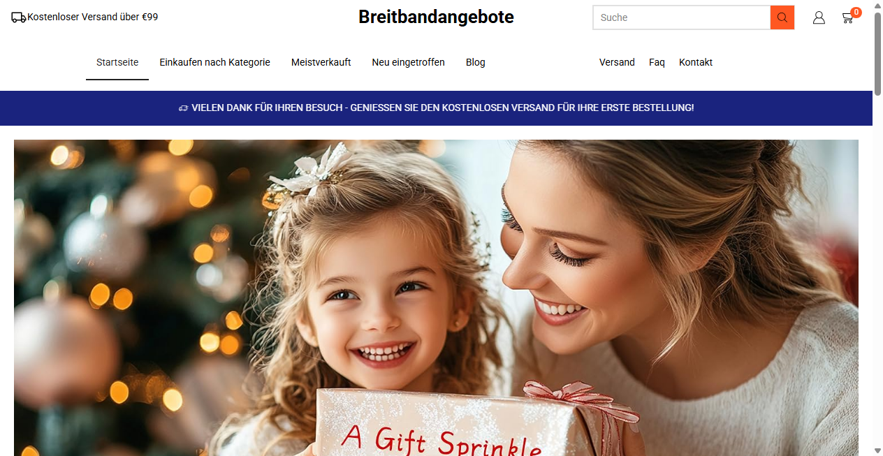 Screenshot von breitbandangebote.de