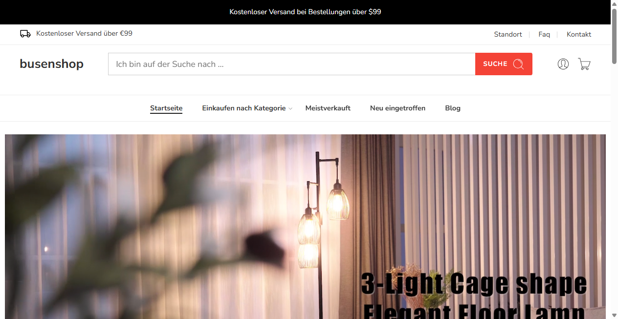 Screenshot von busenshop.de