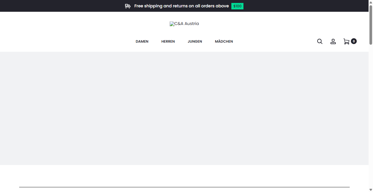Screenshot von c-und-a-austria.com
