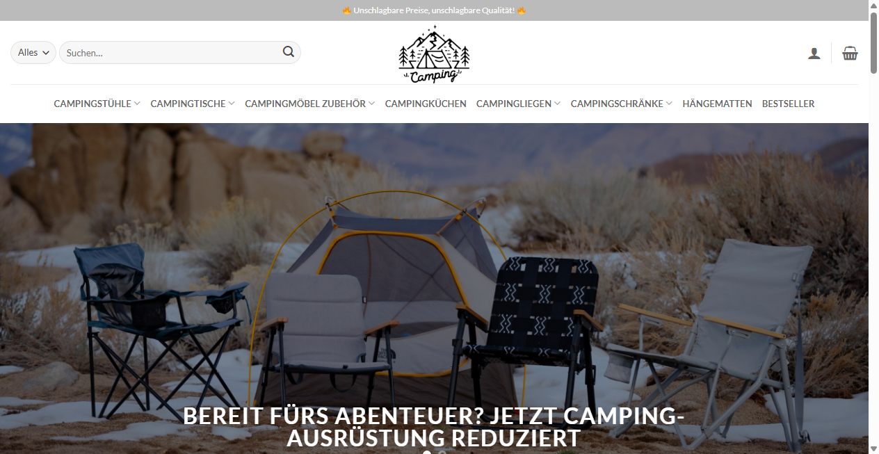 Screenshot von campenwelt.com