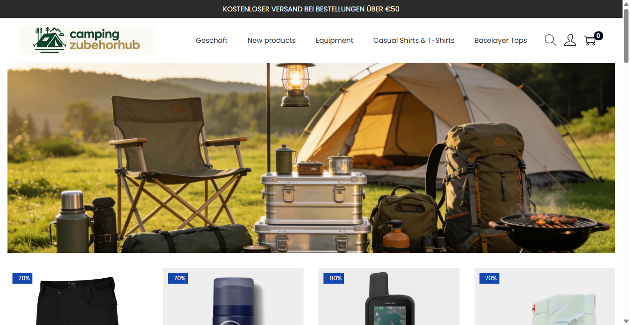 Fake Shop Warnung: campingzubehorhub.com (2026)