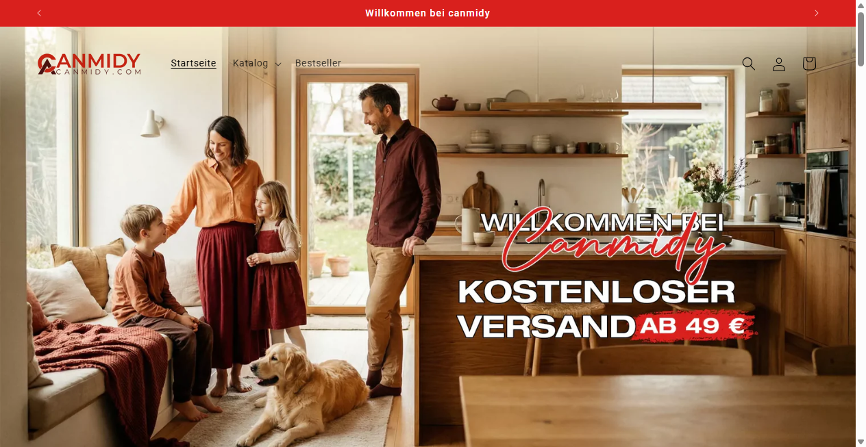 Fake Shop Warnung: canmidy.com (2026)