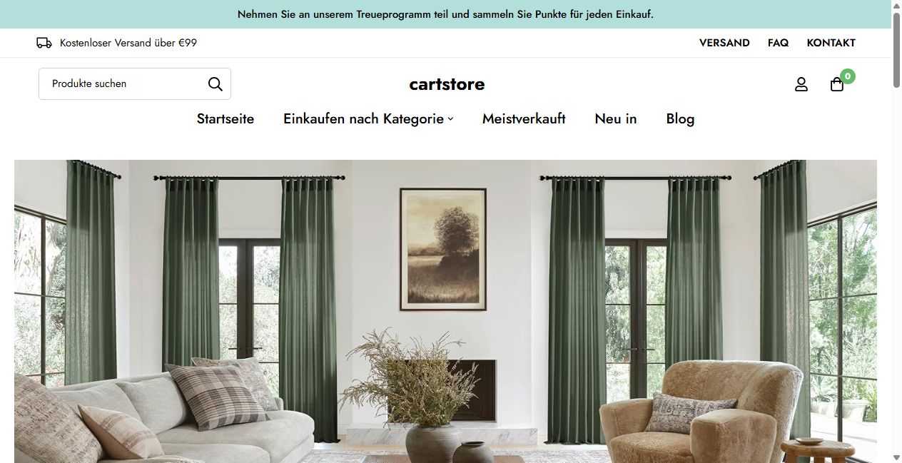 Screenshot von cartstore.de