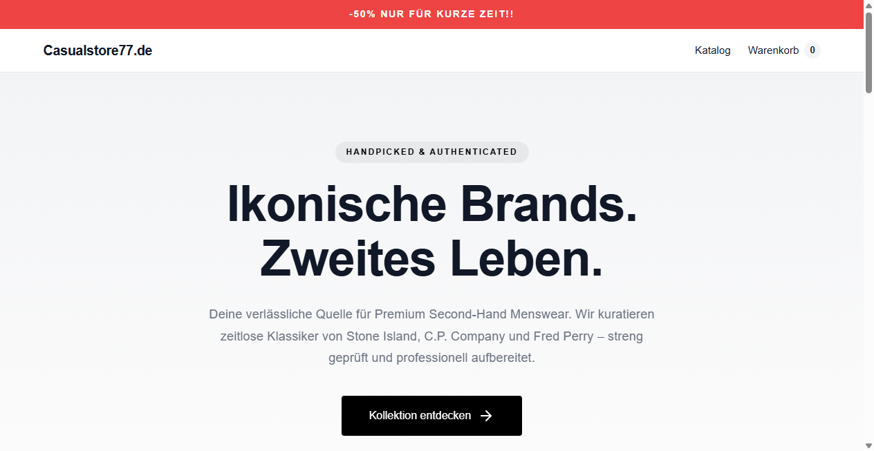 Fake Shop Warnung: casualstore77.de (2026)