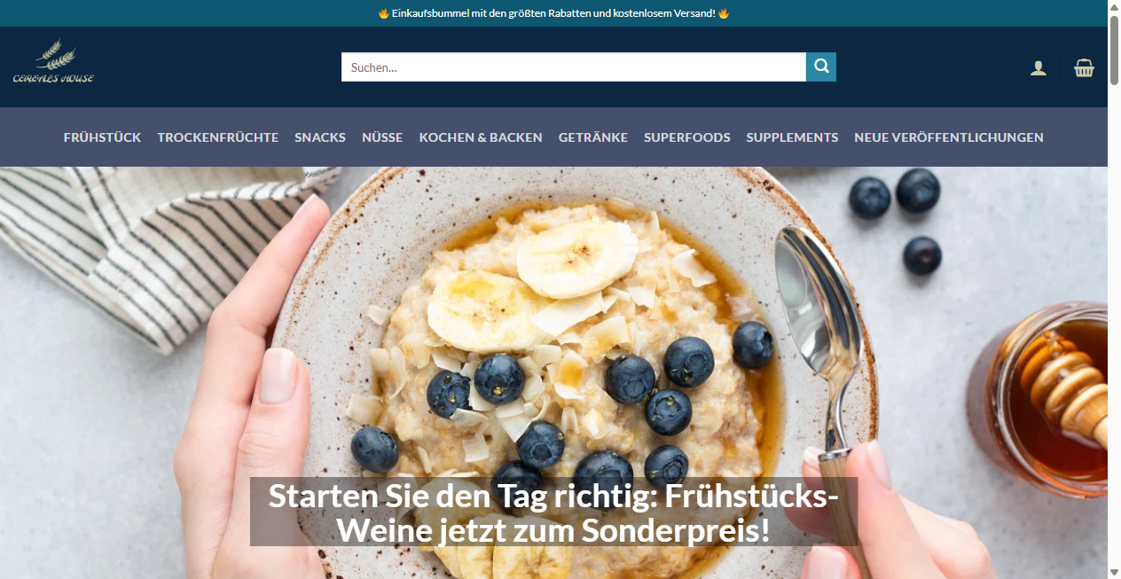 Fake Shop Warnung: cerealshouse.com (2026)