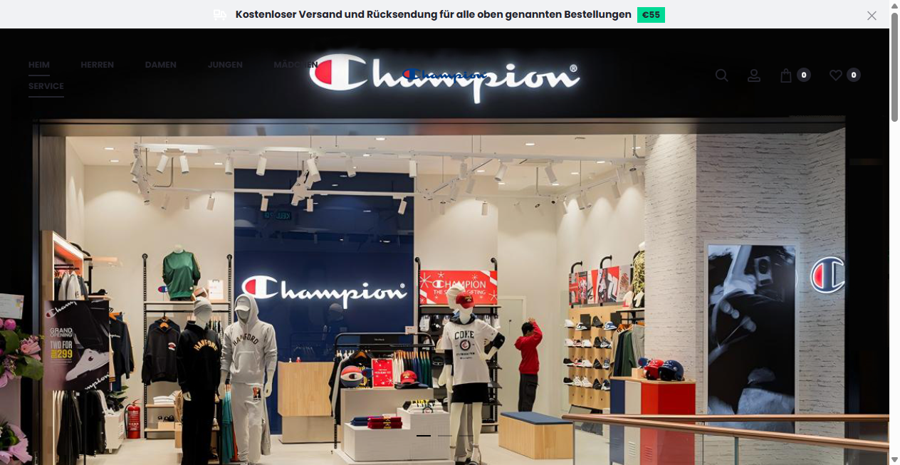 Fake Shop Warnung: champion.co.at (2026)