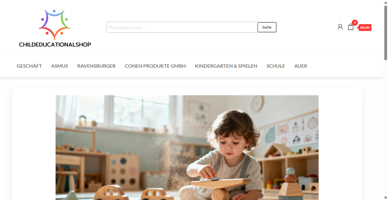 Screenshot von childeducationalshop.com