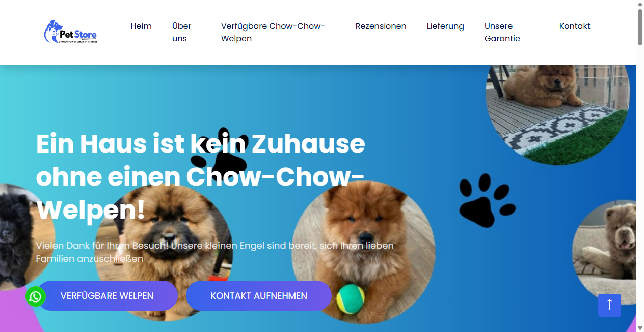 Screenshot von chowchowsvonmien-shan.de