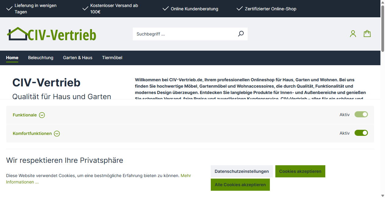 Fake Shop Warnung: civ-vertrieb.de (2026)