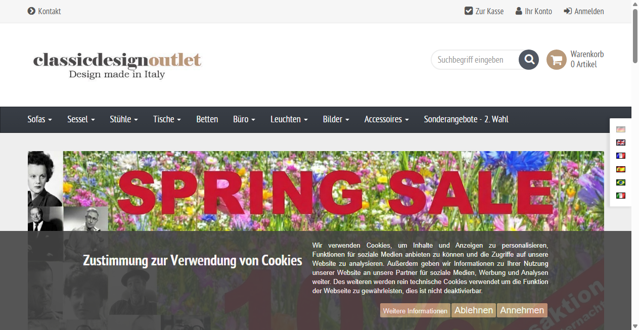 Fake Shop Warnung: classicdesignoutlet.com (2026)