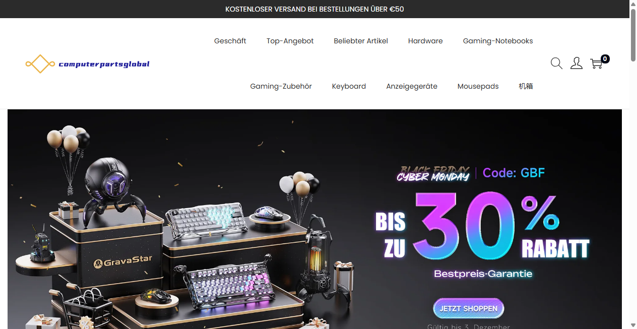 Fake Shop Warnung: computerpartsglobal.com (2026)