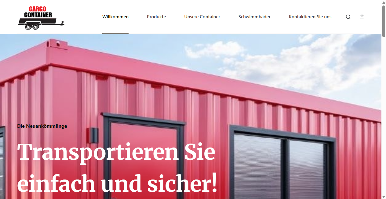 Fake Shop Warnung: containercargo.shop (2026)