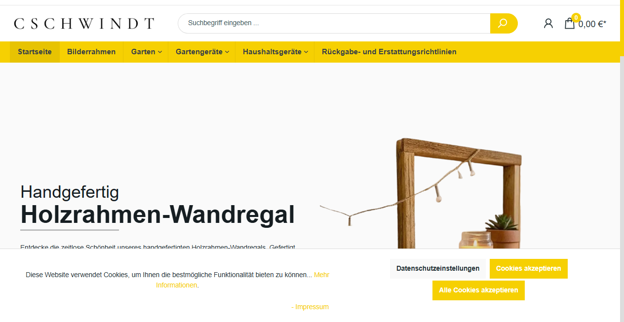 Screenshot von cschwindt24.de