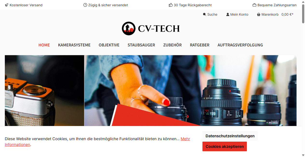 Fake Shop Warnung: cv-tech-onlineshop.de (2026)