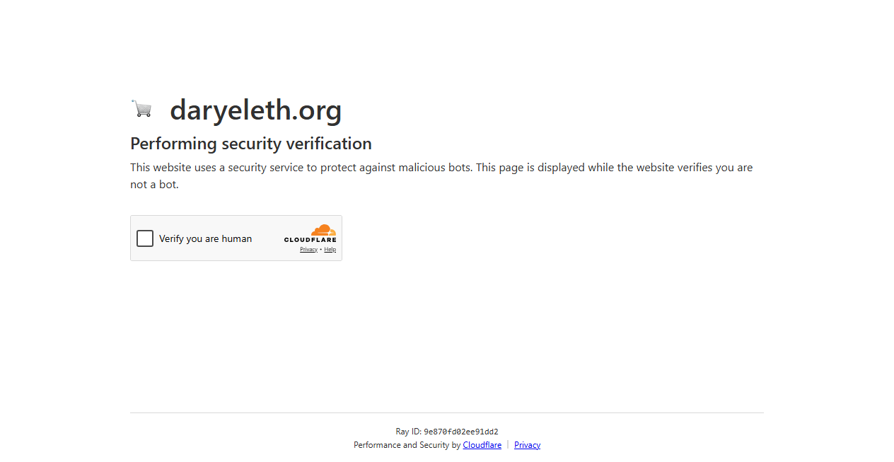 Fake Shop Warnung: daryeleth.org (2026)