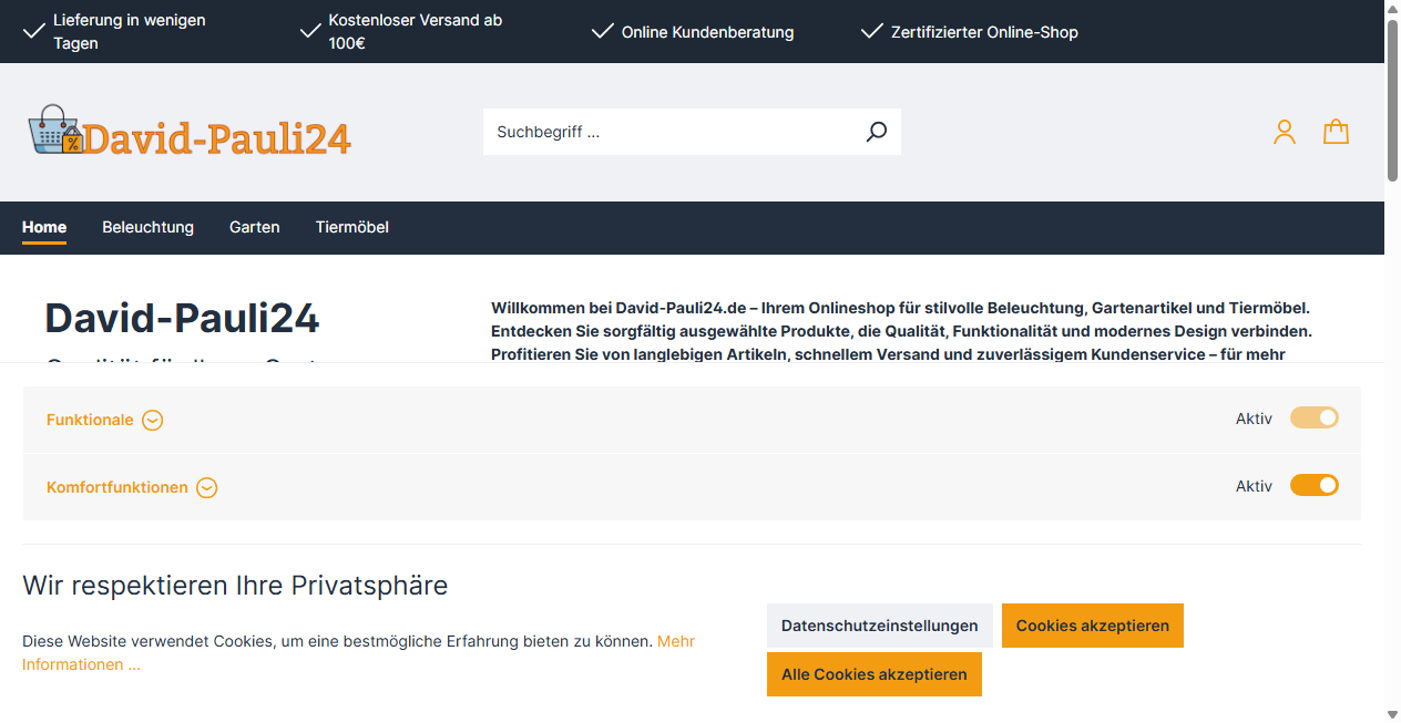 Screenshot von david-pauli24.de
