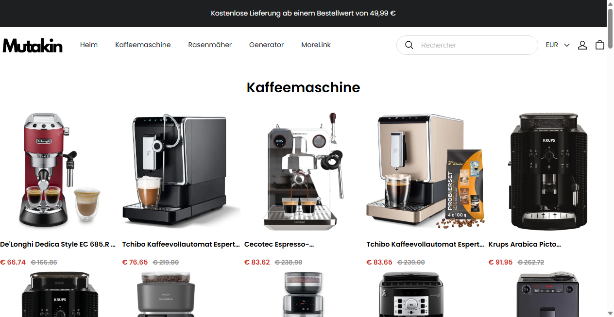 Screenshot von decorlivio.com