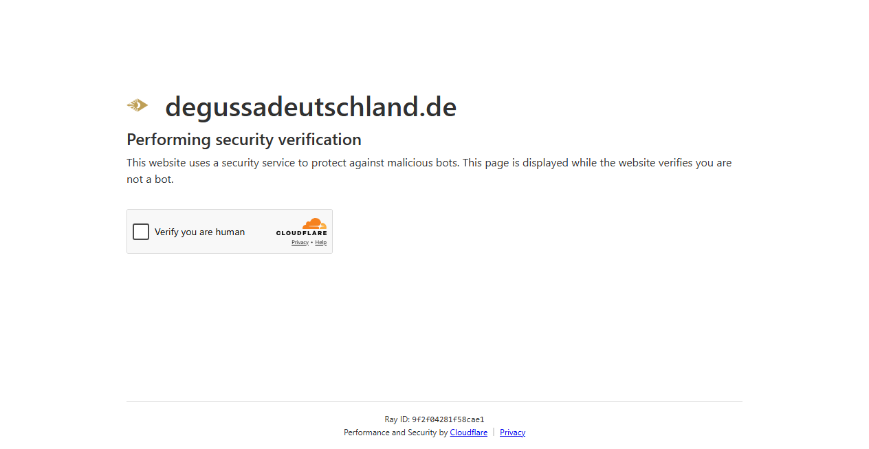 Screenshot von degussadeutschland.de