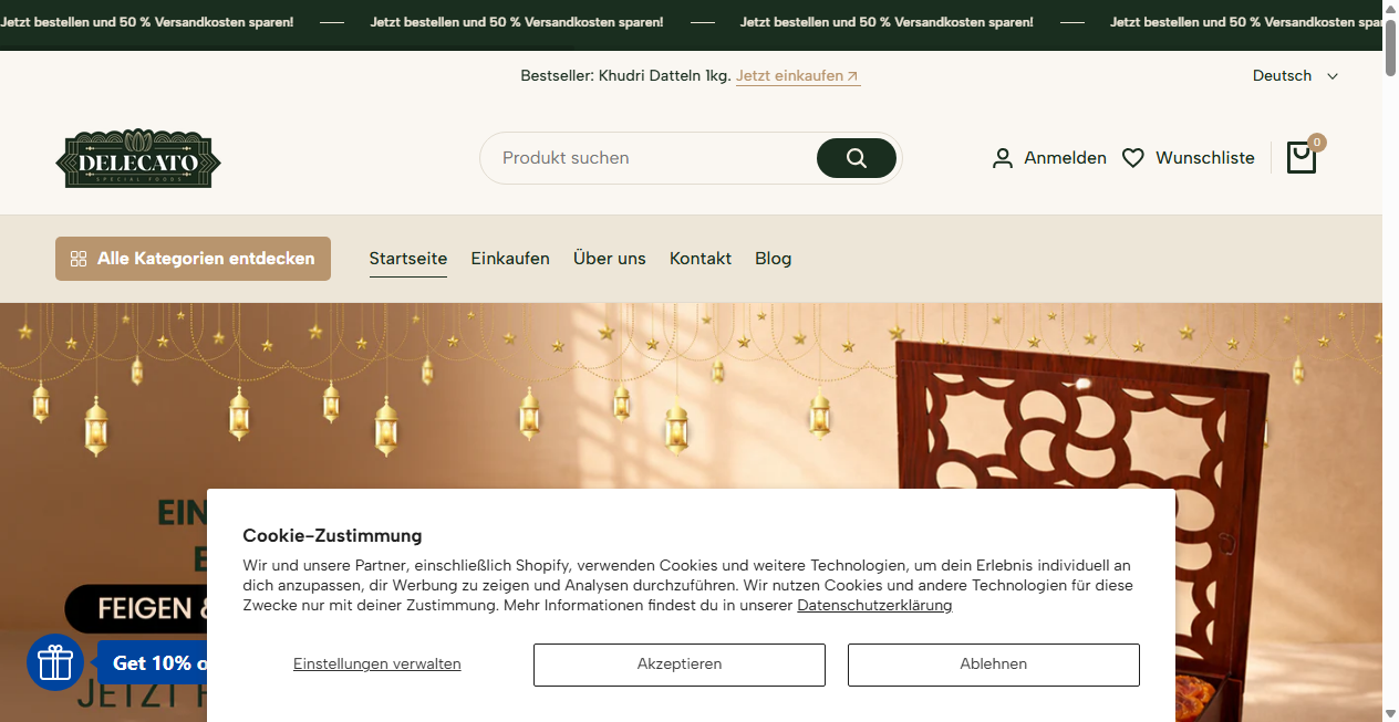 Fake Shop Warnung: delecato.de (2026)