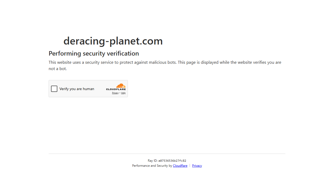 Screenshot von deracing-planet.com