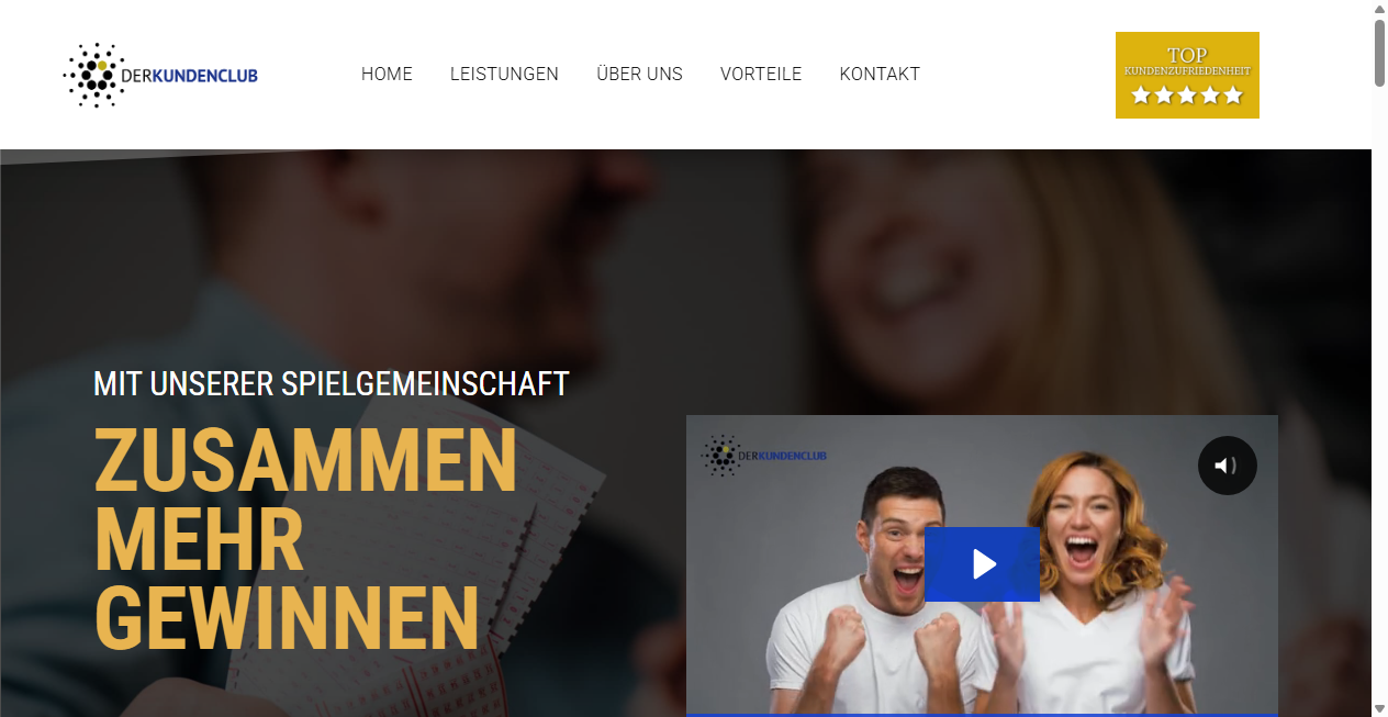 Screenshot von derkundenclub.com